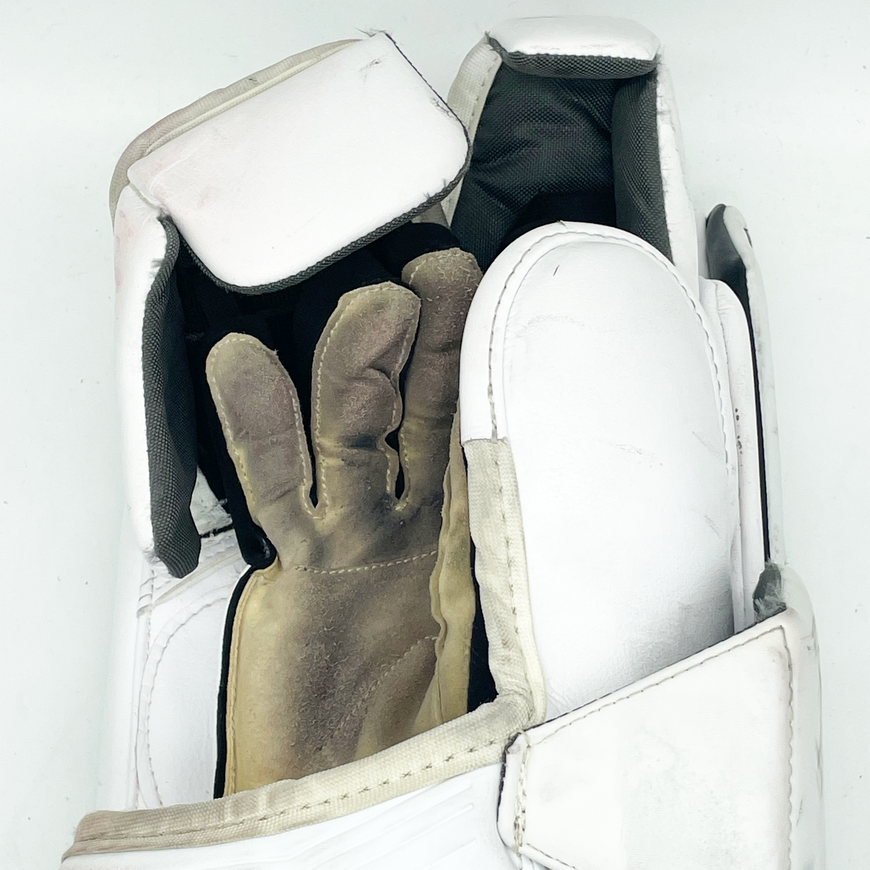 Bauer Supreme Mach - Bloqueur de gardien d'occasion (bleu marine/jaune/blanc)